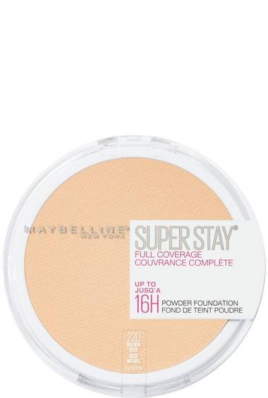 Maybelline New York Super Stay Full Coverage Powder Foundation Makeup 16H-  NATURAL BEIGE - Tu Estación de Belleza